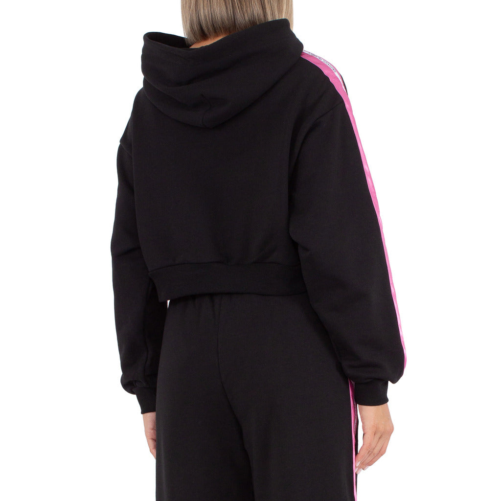 Comme Des Fuckdown Sweatshirt Short Hooded Fuchsia — view 2