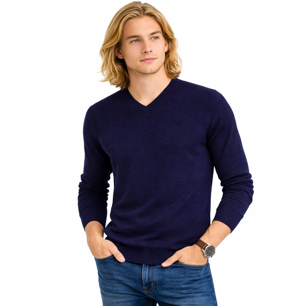 Emilio Romanelli Cashmere Sweater Blue