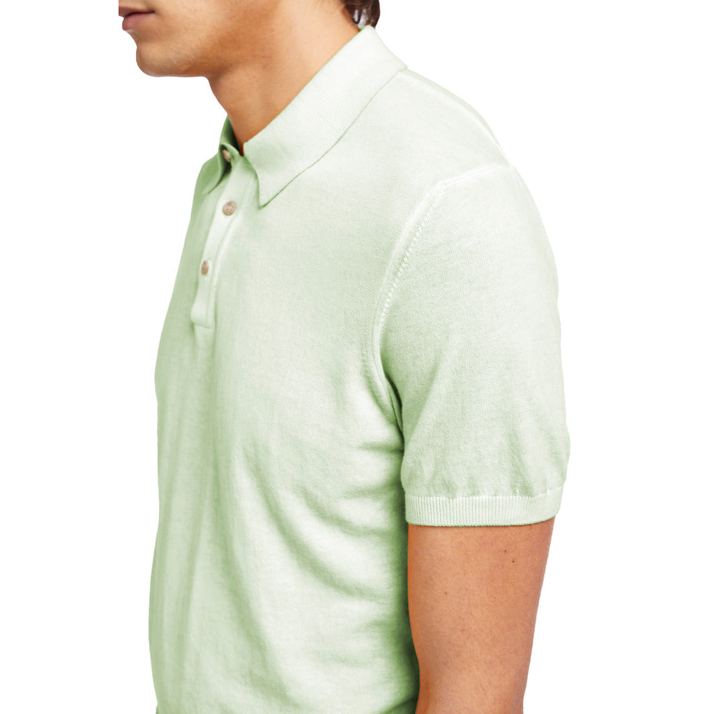 At.P.Co Cotton Polo Shirt Mint Green — view 3