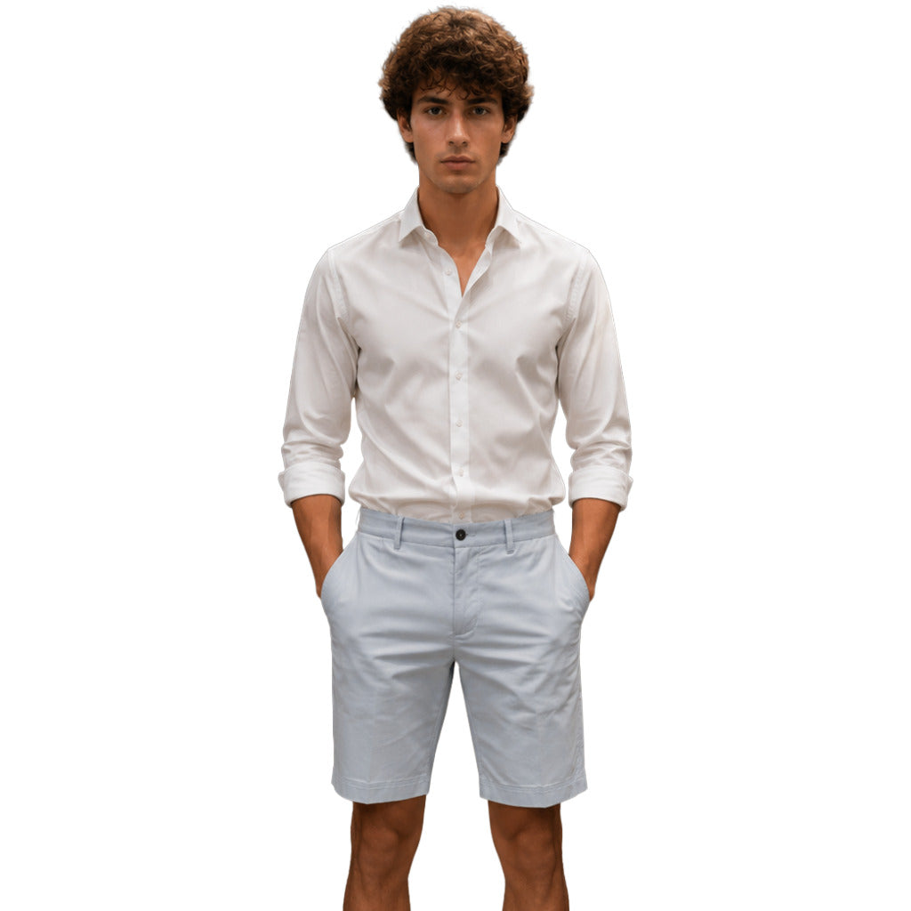 Dolce & Gabbana Cotton Shorts Azzurri Light Blue