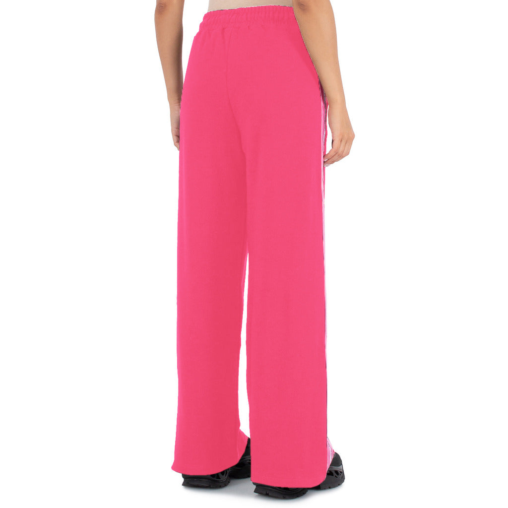 Comme Des Fuckdown Cotton Trousers Palazzo Bandina Fuchsia — view 2