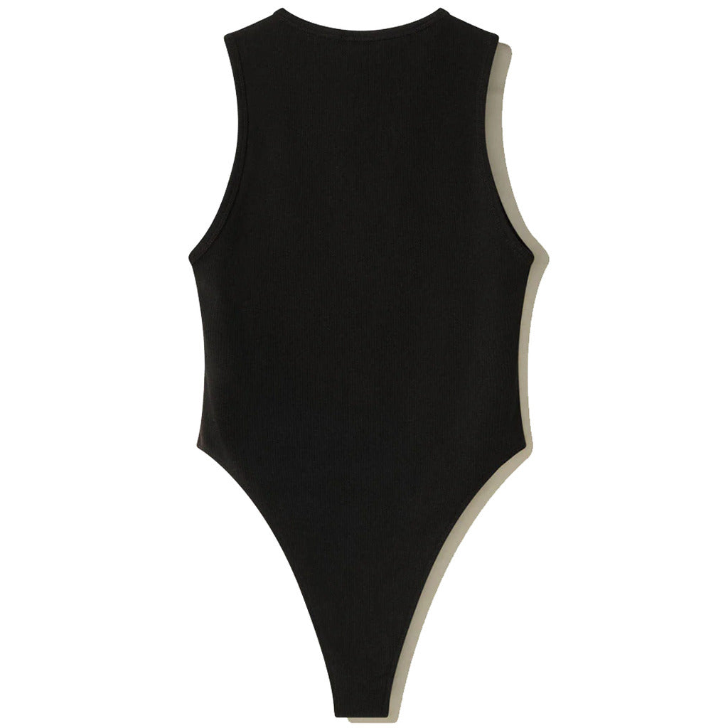 Comme Des Fuckdown Cotton Bodysuit Costina Black — view 2