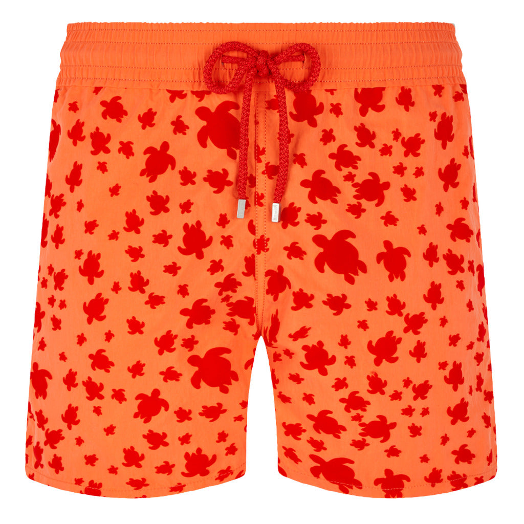 Vilebrequin Cotton Swim Shorts Orange