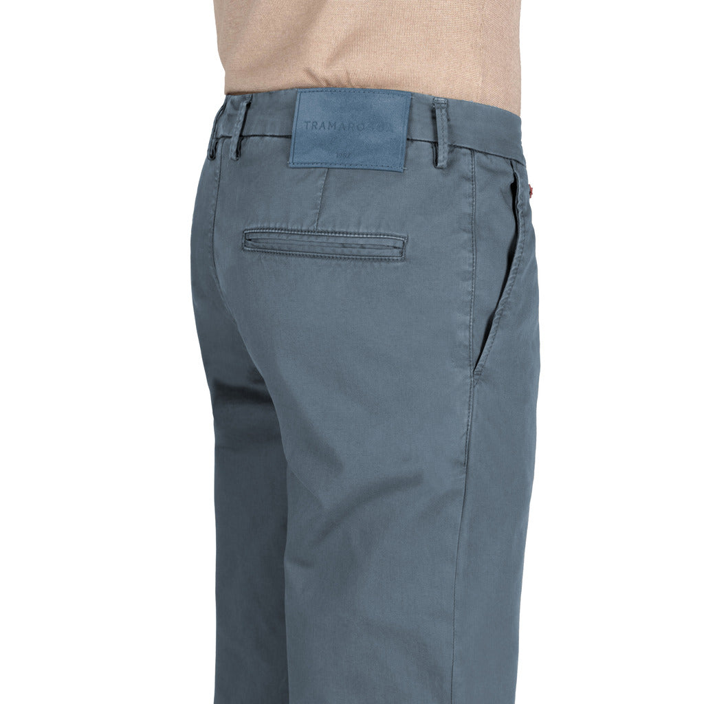 Tramarossa Cotton Trousers Alberto Cloud Light Blue — view 4