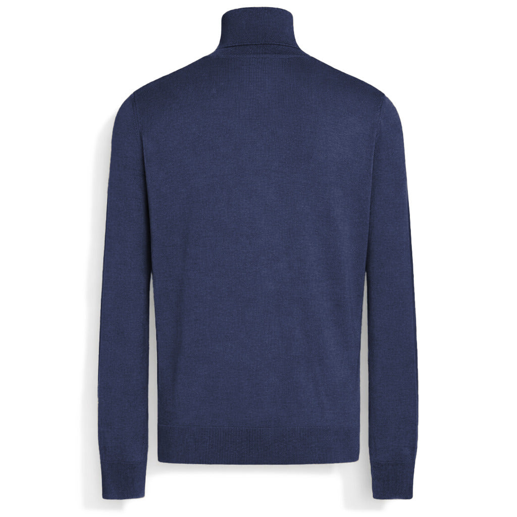 Emilio Romanelli Cashmere Sweater Denim Blue — view 3