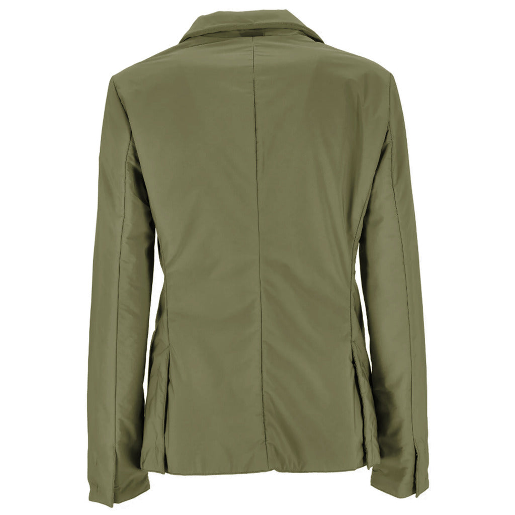 People Of Shibuya leather Nylon Jacket Green — view 2