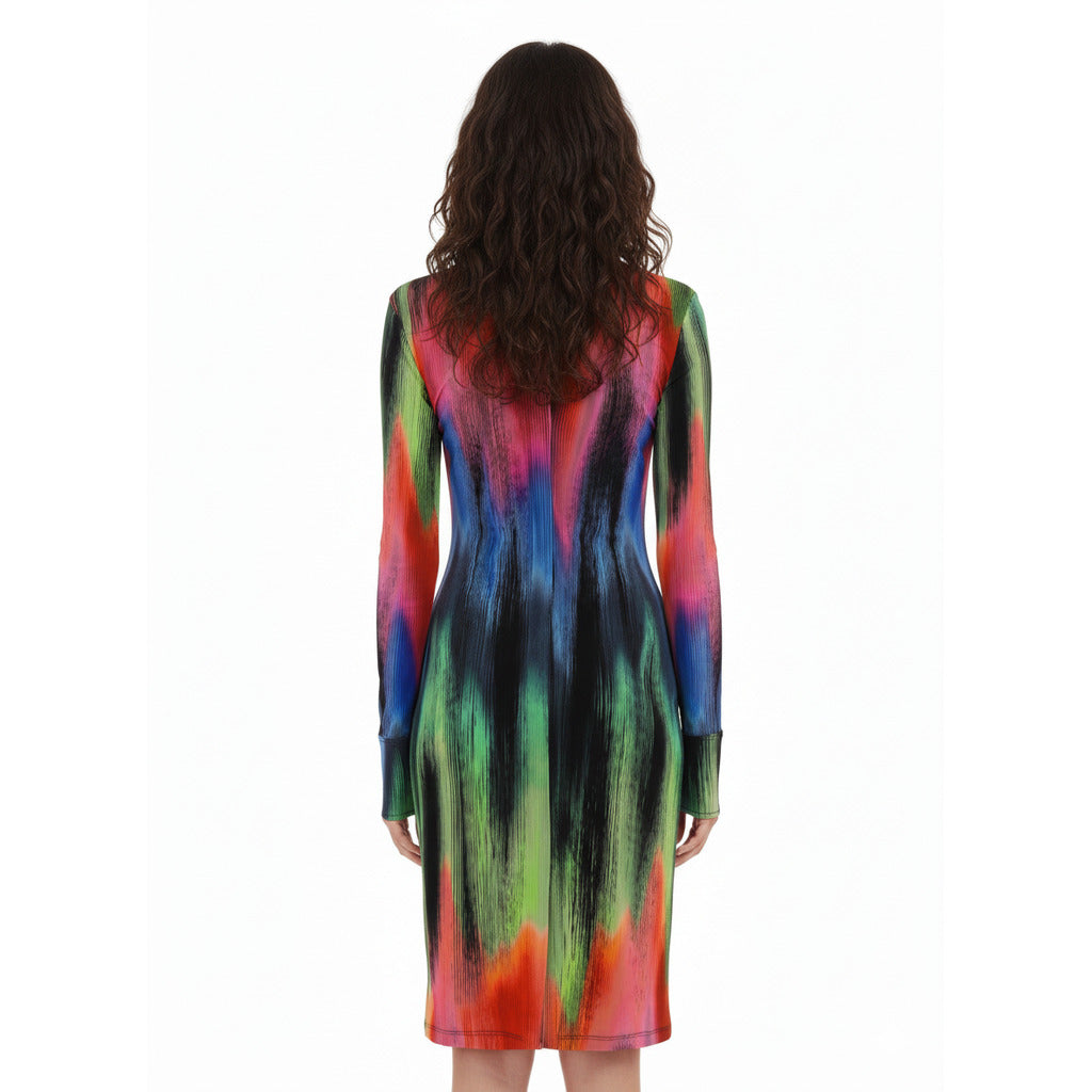 The Attico Dress Elton Multicolor — view 3