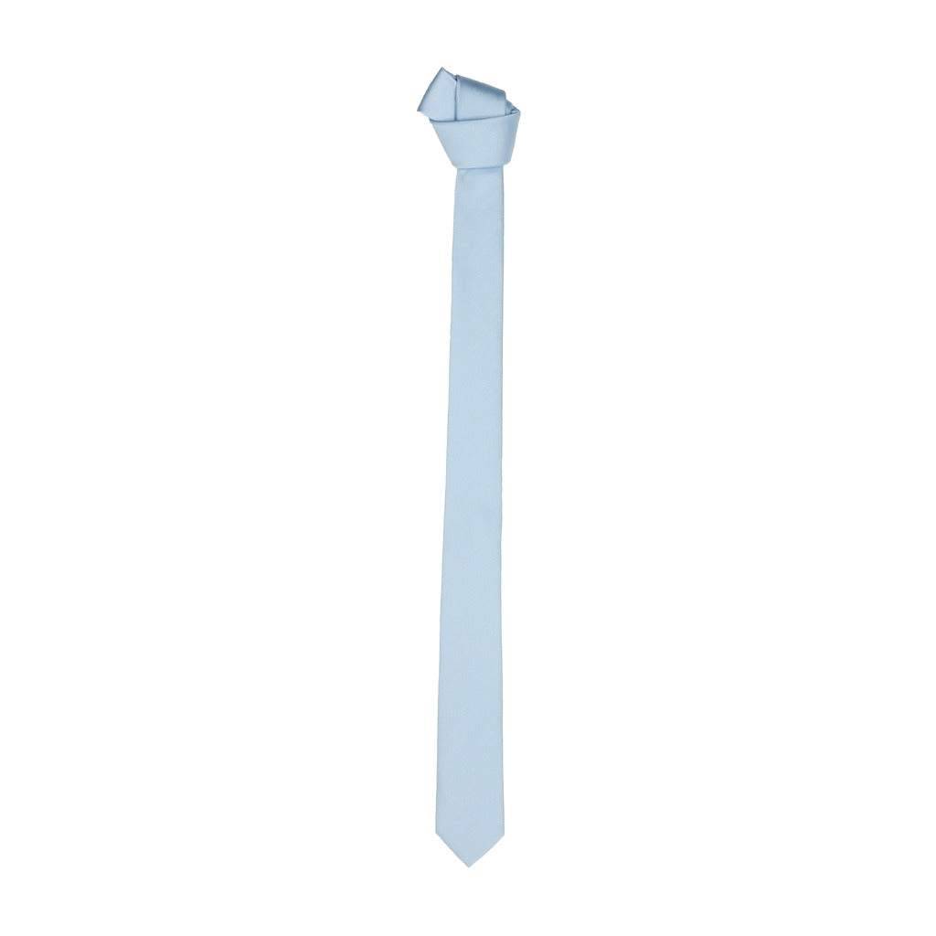 Emilio Romanelli Slim Tie, Solid Color, Size 40 Mm