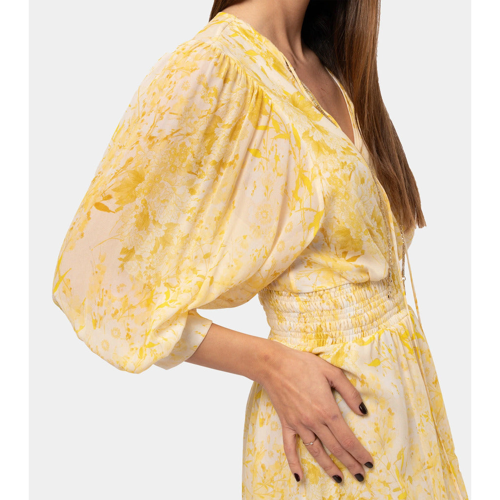 Patrizia Pepe Abitino Giallo Flowers Yellow — view 7