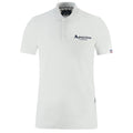 Aquascutum Cotton Polo Shirt, Contrasting Logo On Front
