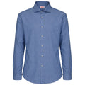 Mc2 Saint Barth Shirt Denim Blue Chiaro Light Blue