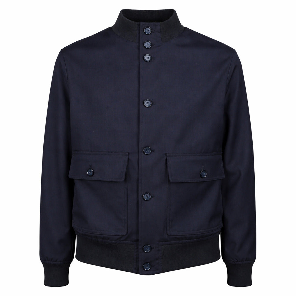 Loro Piana Wool Jacket Blue