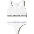 Comme Des Fuckdown Cotton Top+Slip Elastico Parlato White
