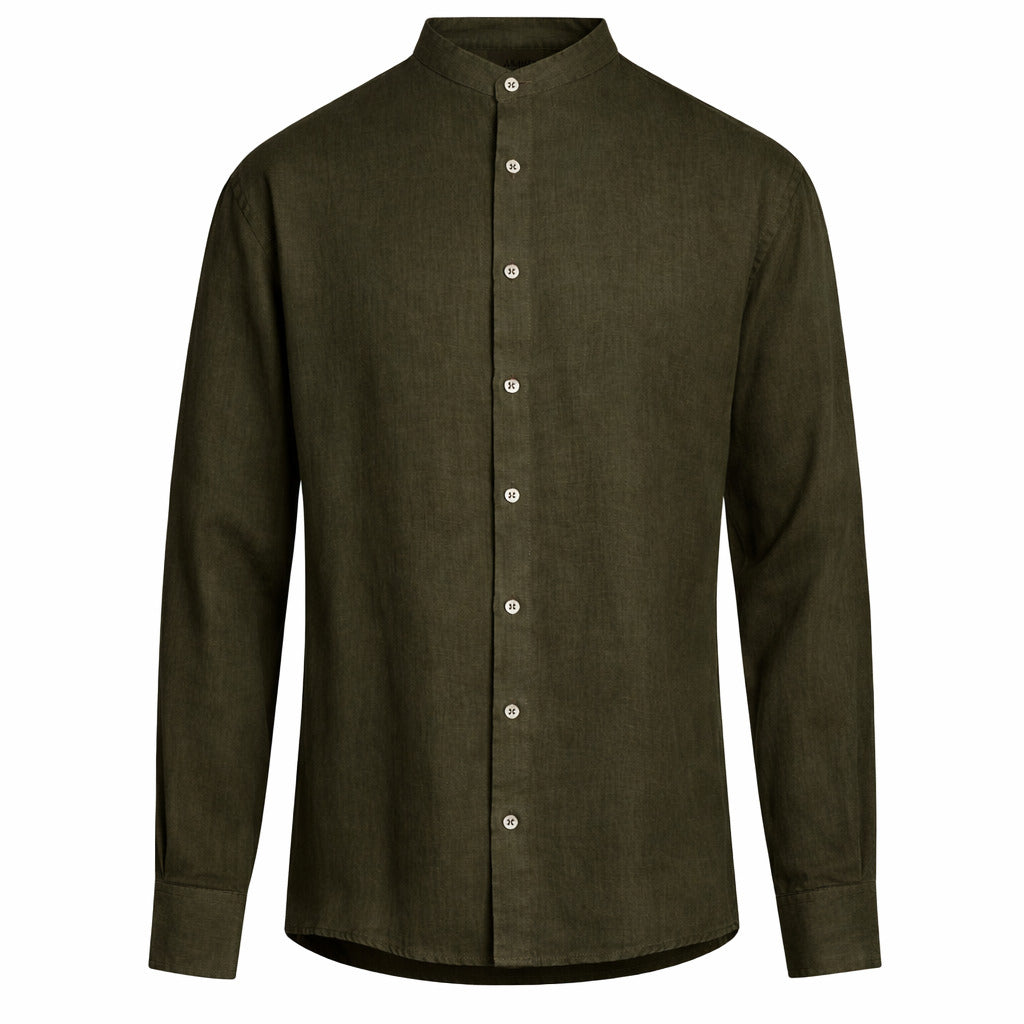 Alpha Studio Shirt Guru Linen Green