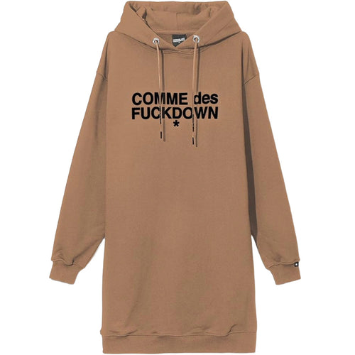 Comme Des Fuckdown Dress Sweatshirt Brown