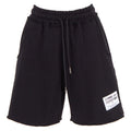 Comme Des Fuckdown Cotton Shorts Taglio Vivo