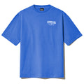 Comme Des Fuckdown Cotton T-Shirt Jersey Blu Blue