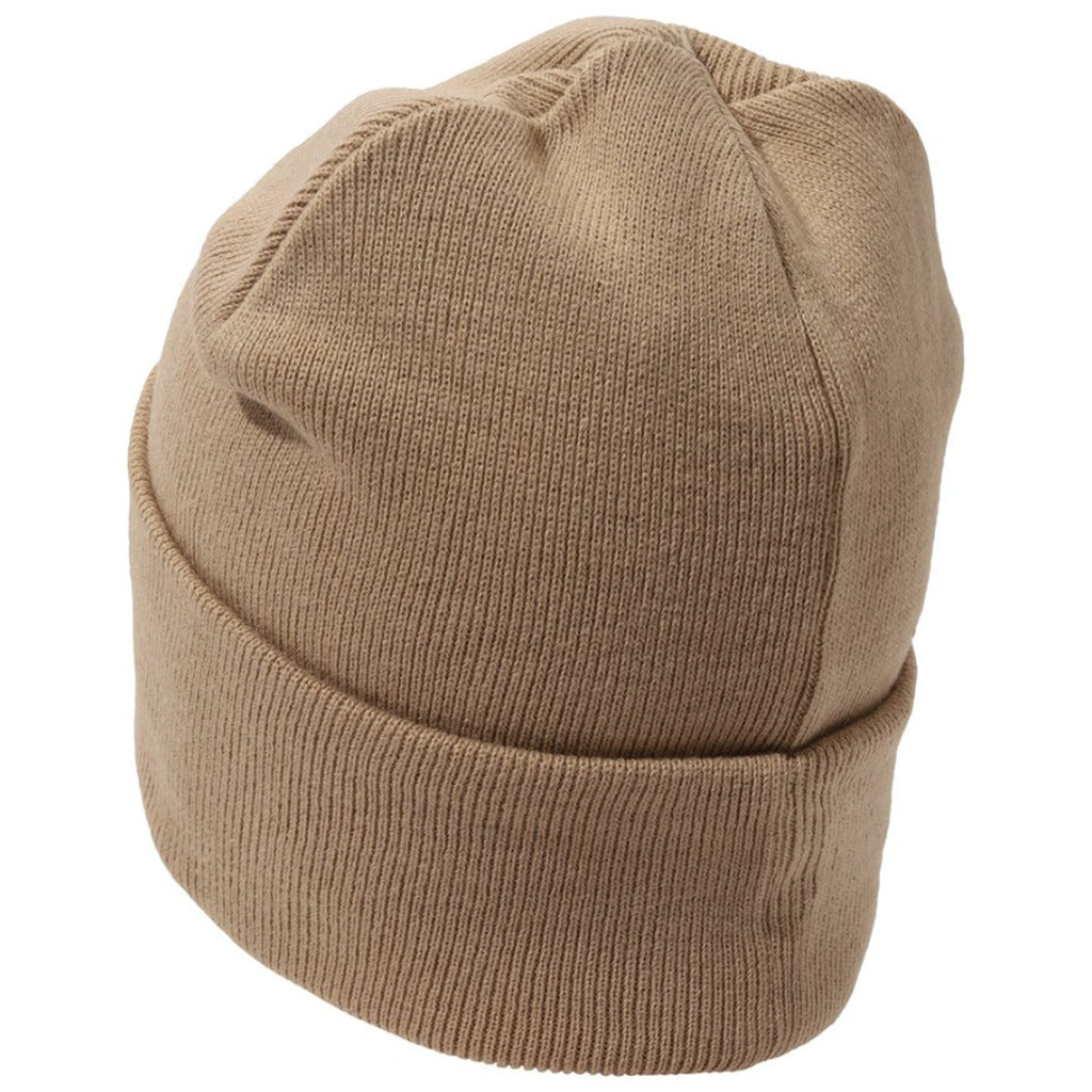 berretto maglia nocciola