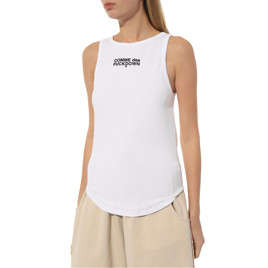 Comme Des Fuckdown Cotton Top White — view 3