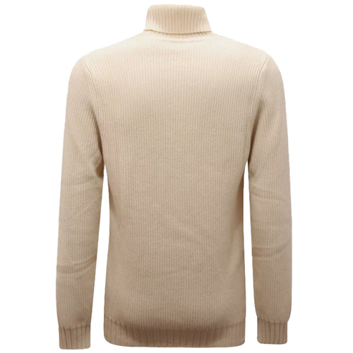 Alpha Studio Cashmere Sweater Dolcevita Bianca — view 2