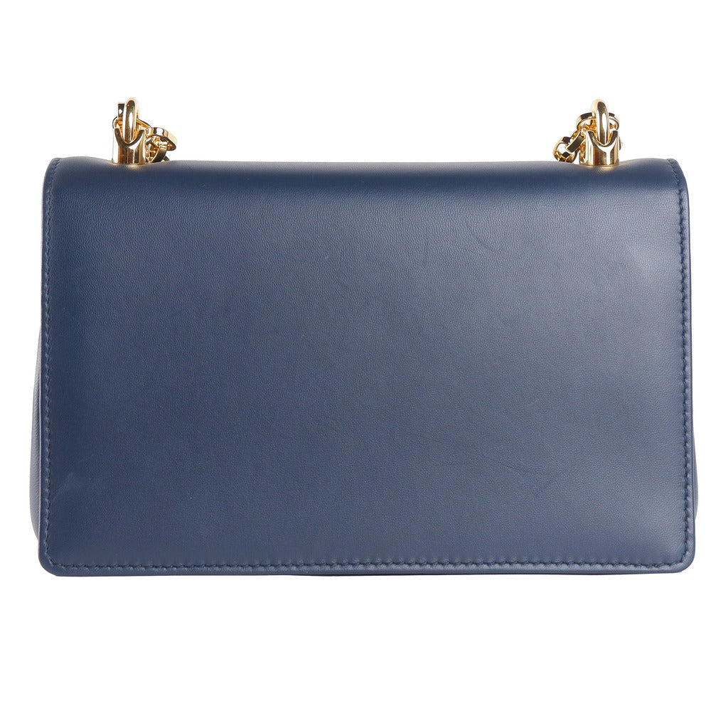 Dolce & Gabbana Calfskin Crossbody Bag Blue — view 2