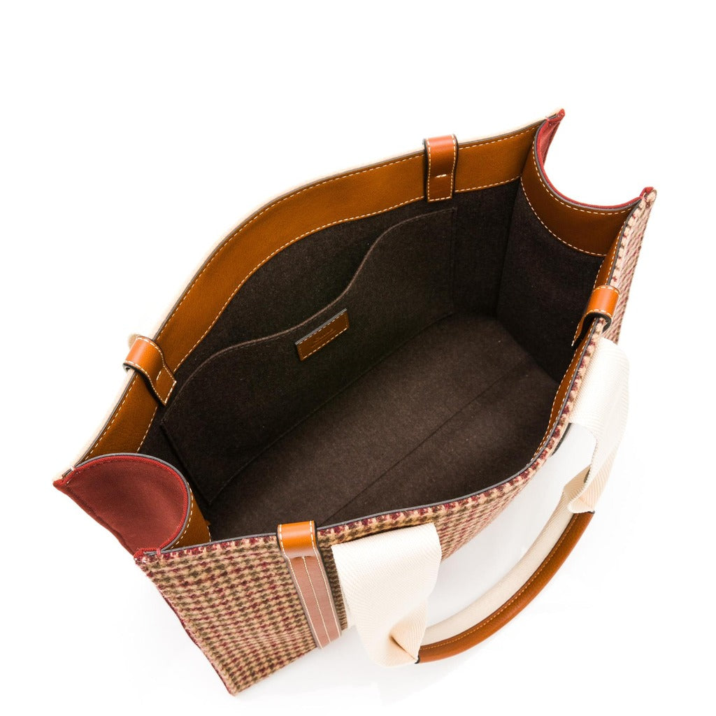 Chloè Wool Crossbody Bag Brown — view 4
