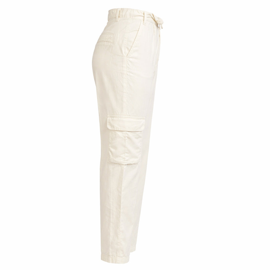 Patrizia Pepe Pantalone Cargo Cream — view 4