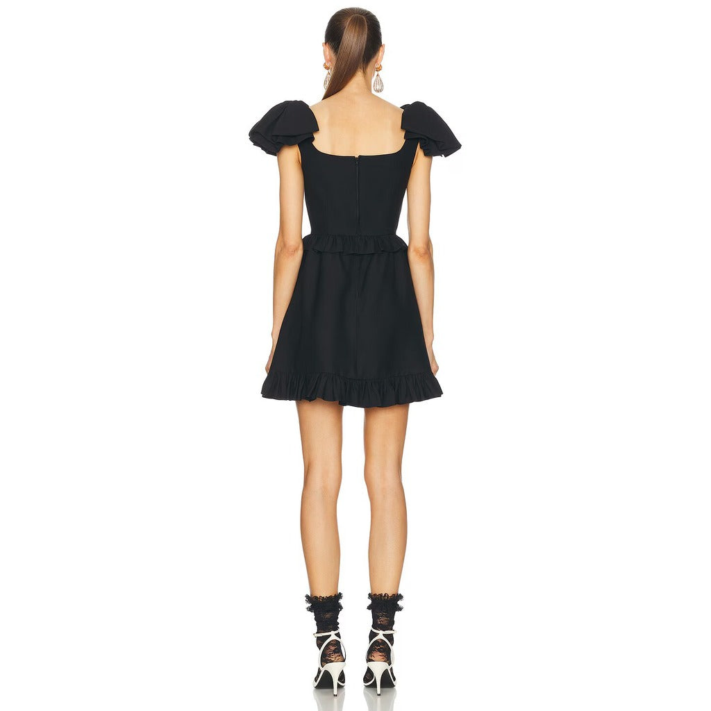 Valentino Garavani Linen Dress Crepe Couture — view 3