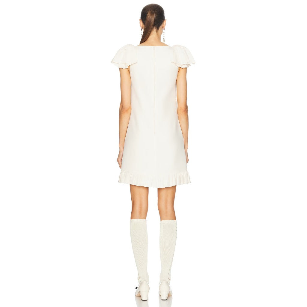Valentino Garavani Silk Dress White — view 3