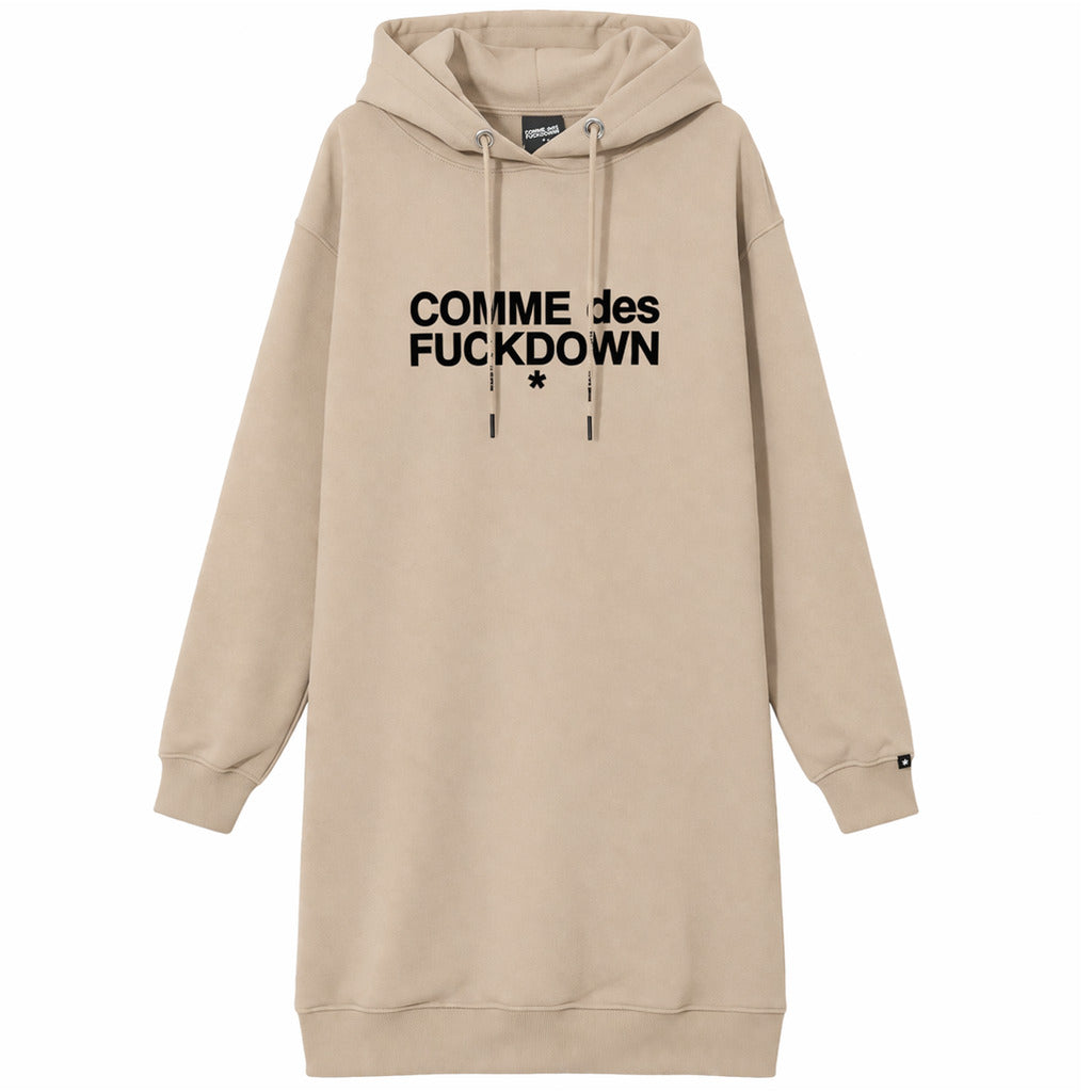 Comme Des Fuckdown Dress Sweatshirt Beige