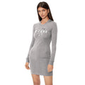 Love Moschino Cotton Blend Dress With Metallic Rubber Logo