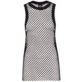 Comme Des Fuckdown Tank Top Rete Nera