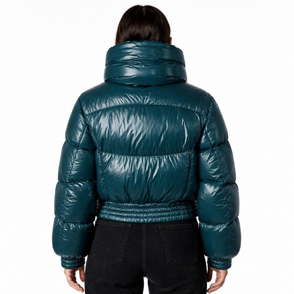Parajumpers Down Jacket Corto Green Petrolio — view 3