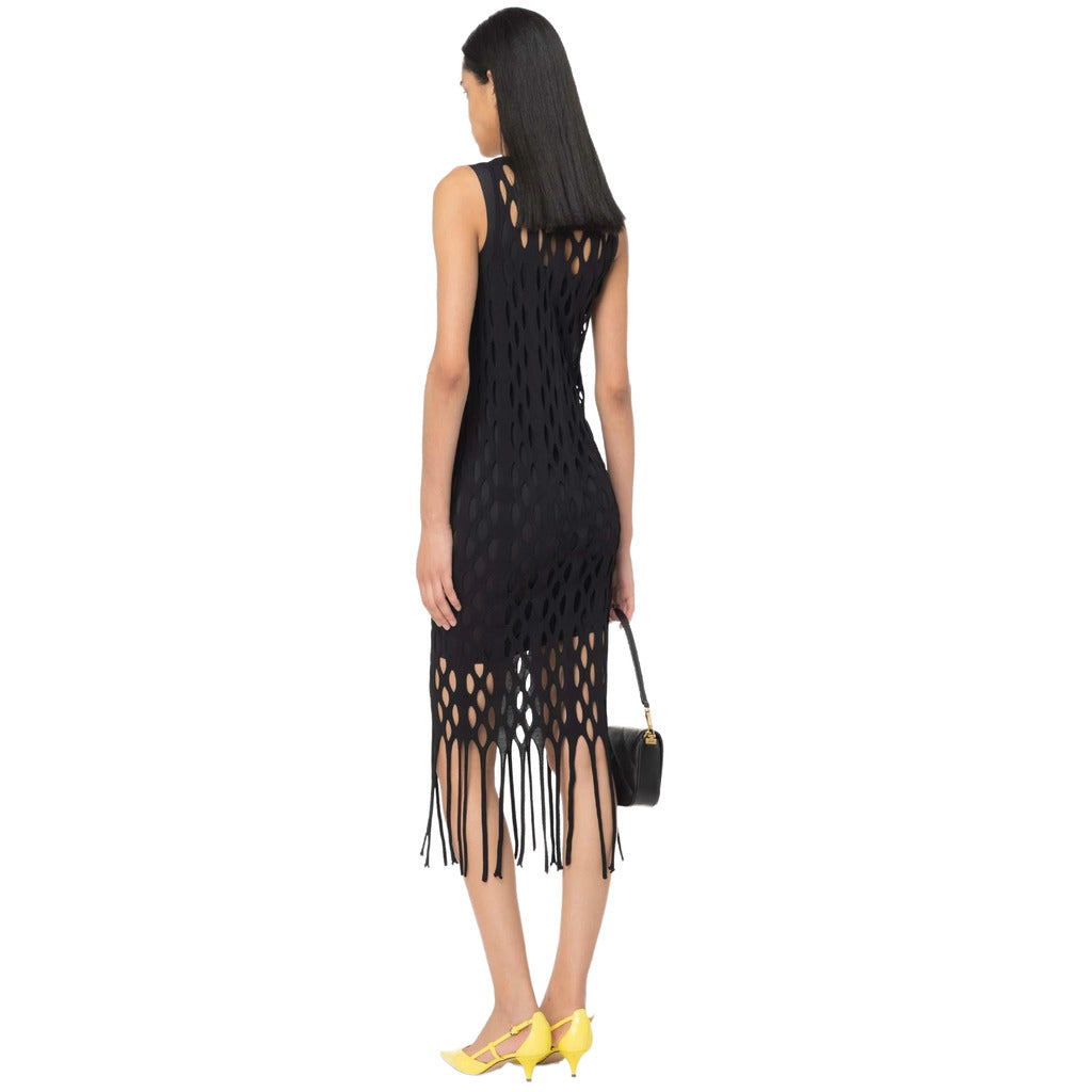 Pinko Viscose Dress Black Kill Bill — view 4