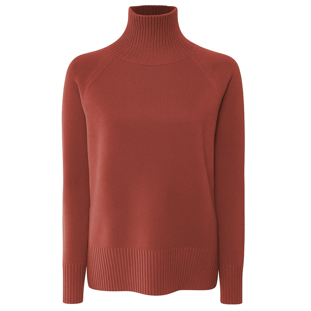 Emilio Romanelli Cashmere Sweater Berry Red — view 2