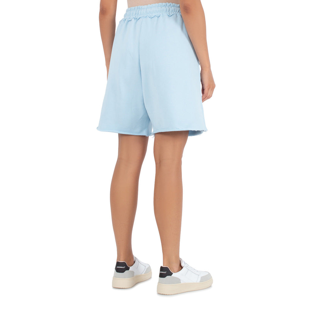 Comme Des Fuckdown Cotton Shorts Sky Blue Light Blue — view 2