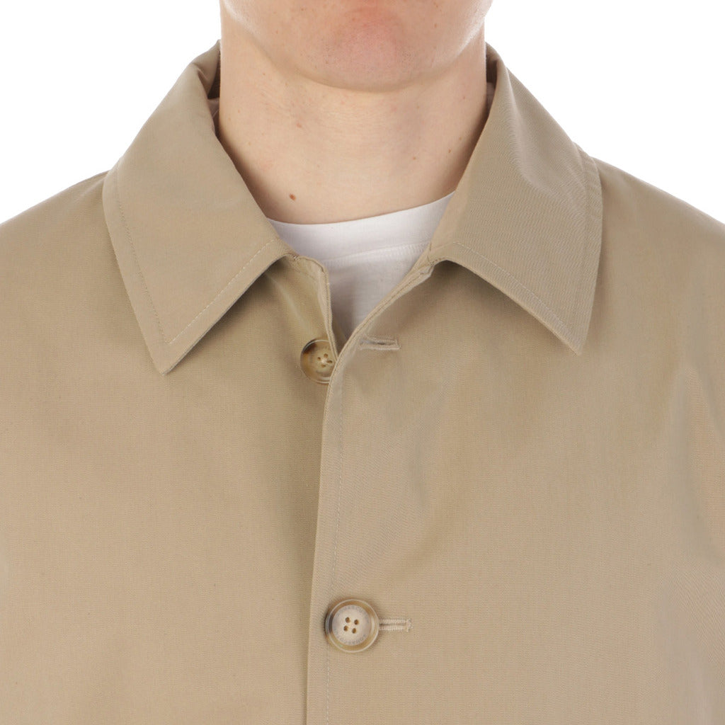 Aquascutum Men'S Cotton Blend Lined Raincoat — view 5