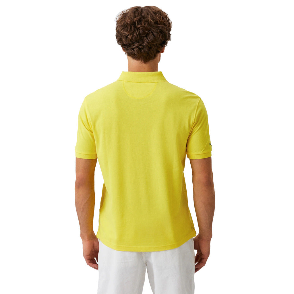 La Martina Cotton Polo Shirt, Contrasting Embroidered Logo On — view 2
