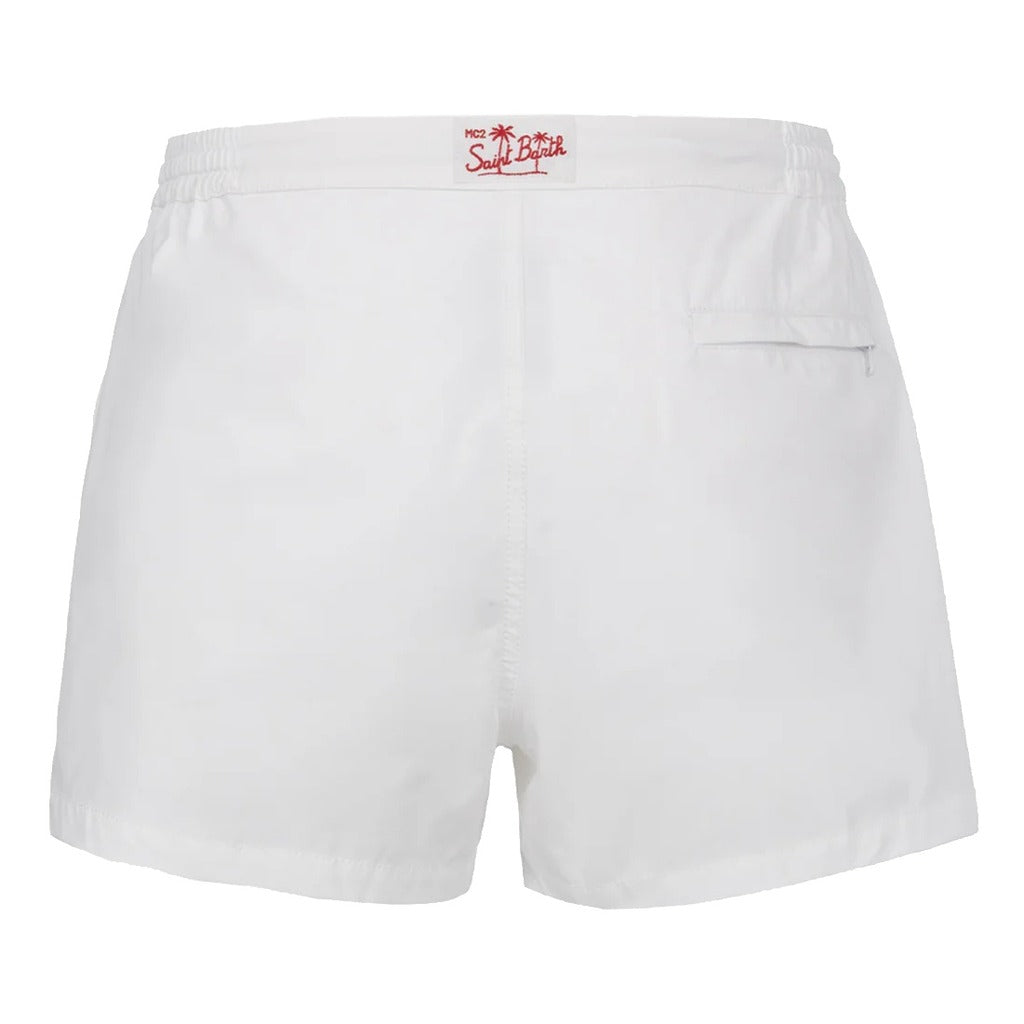 Mc2 Saint Barth Polyester Swim Shorts White — view 2