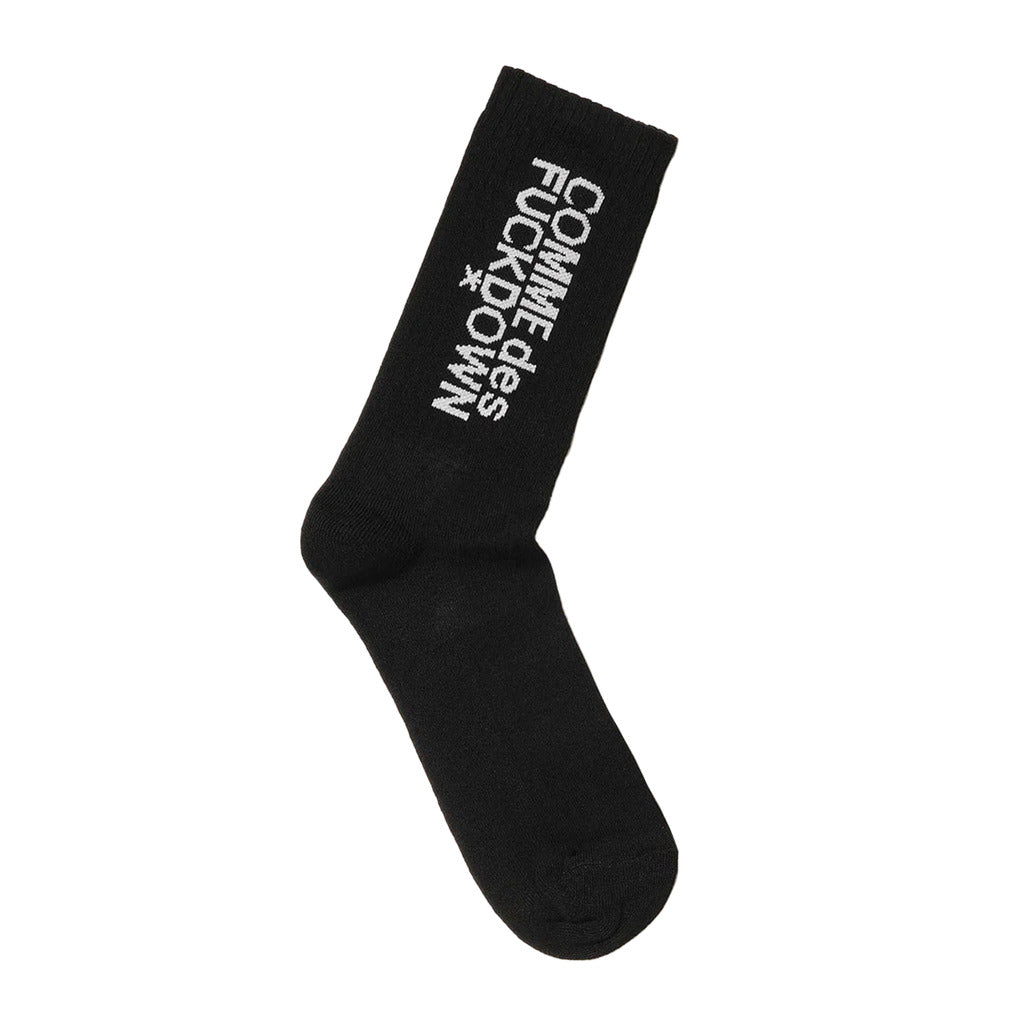 Comme Des Fuckdown Cotton Socks Black