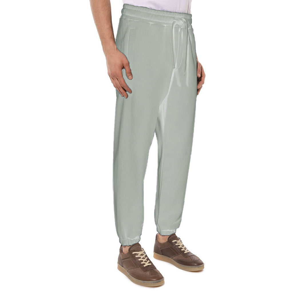 Hinnominate Cotton Trousers Embossed Logo — view 2