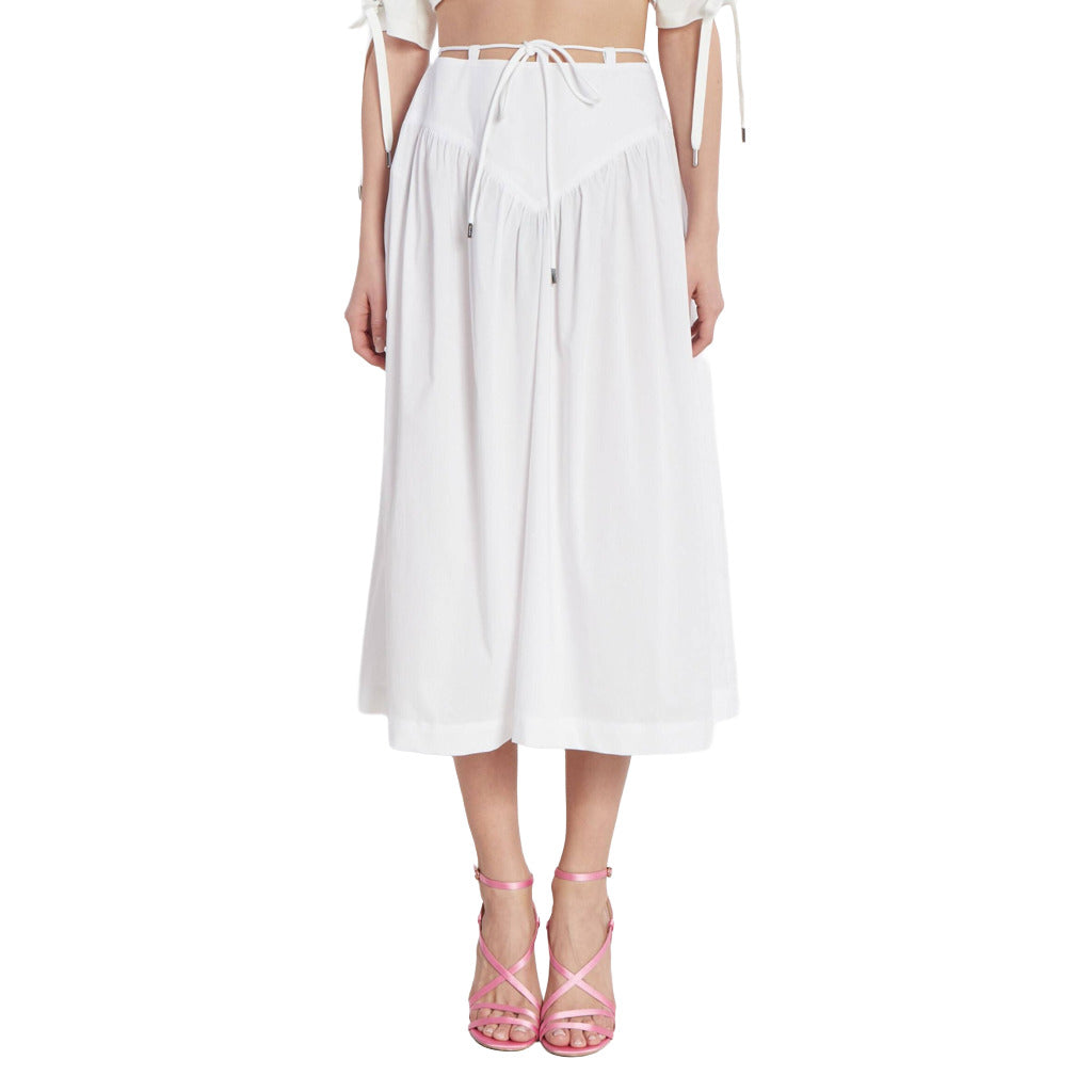 Pinko cotton Skirt White
