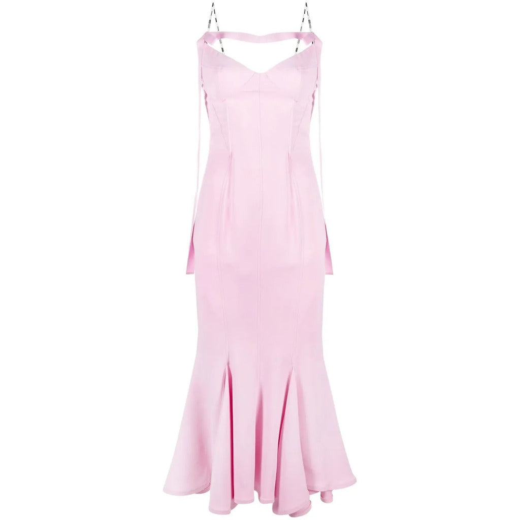 The Attico Dress Lungo Pink