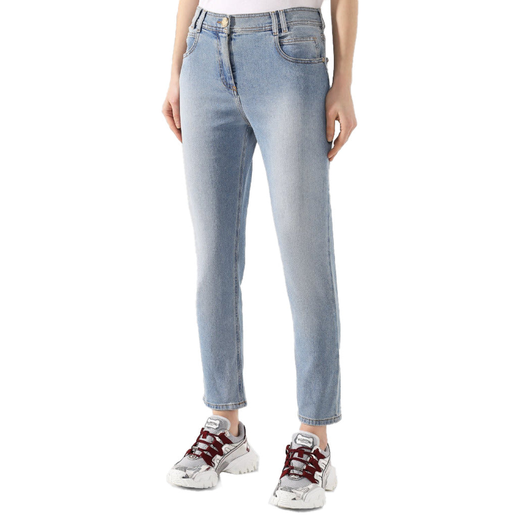 Balmain Cotton Jeans Regular Light Blue — view 3