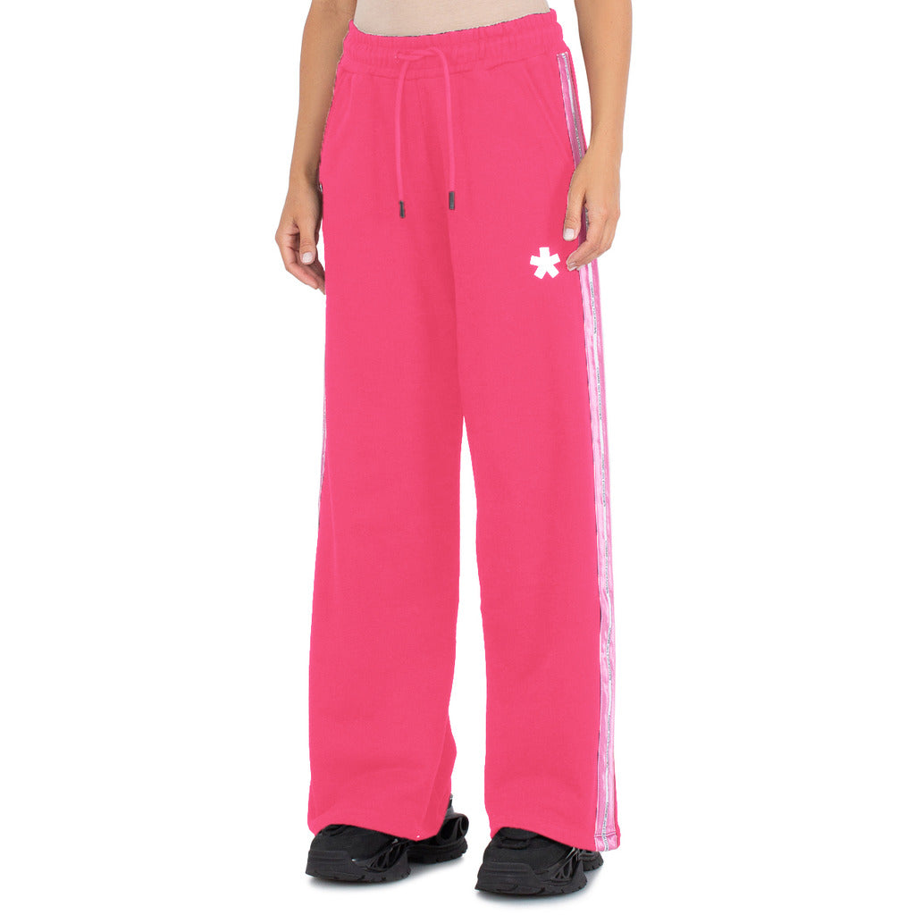 Comme Des Fuckdown Cotton Trousers Palazzo Bandina Fuchsia — view 3