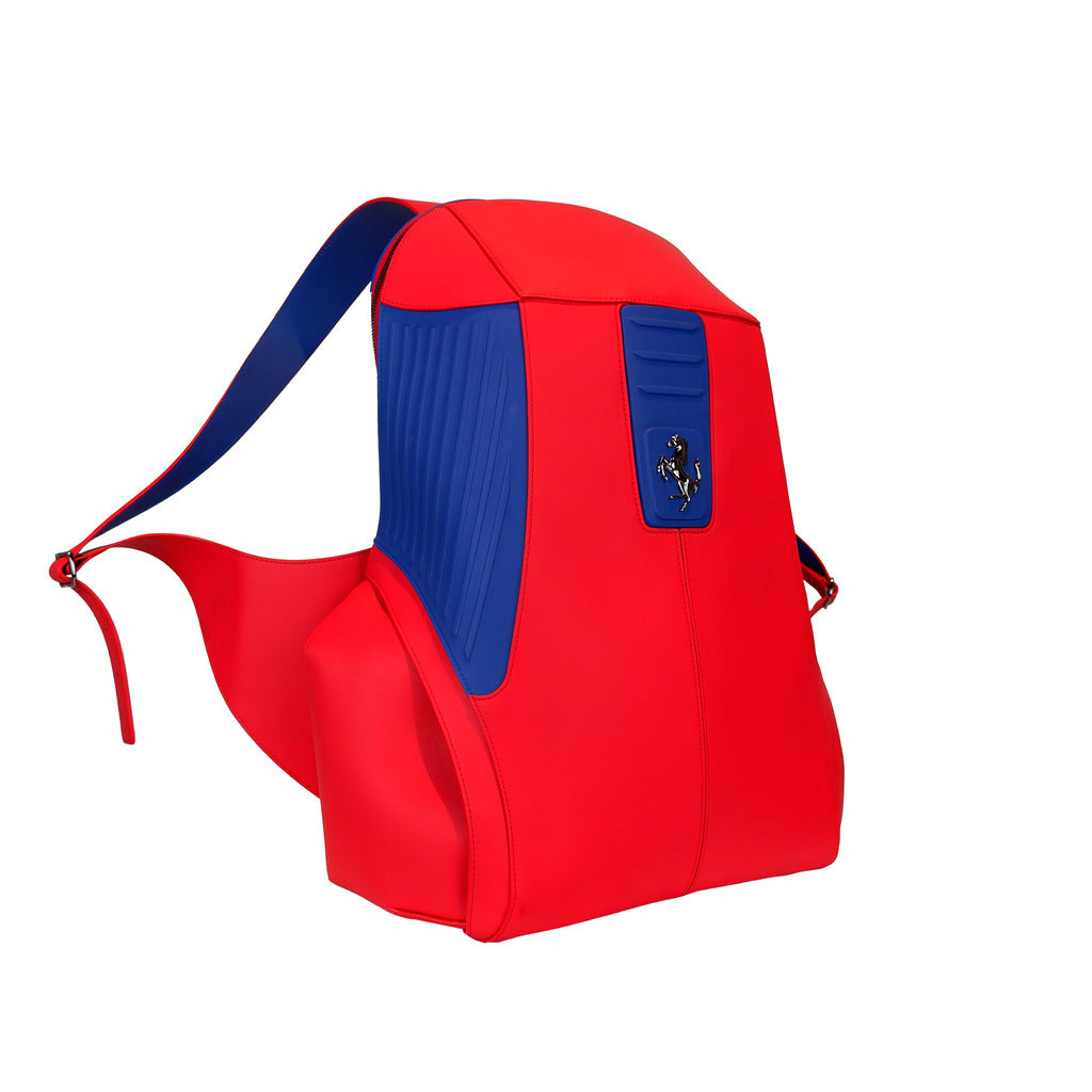 Ferrari Leather Zaino Rosso E Blu Red — view 2
