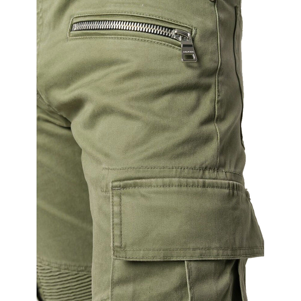 balmain - Trousers - pantaloni cargo verdi