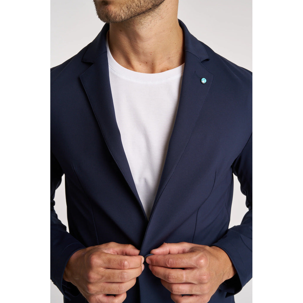 People Of Shibuya Discover The Jacket — Two-Button Jacket, Made Blue — view 2