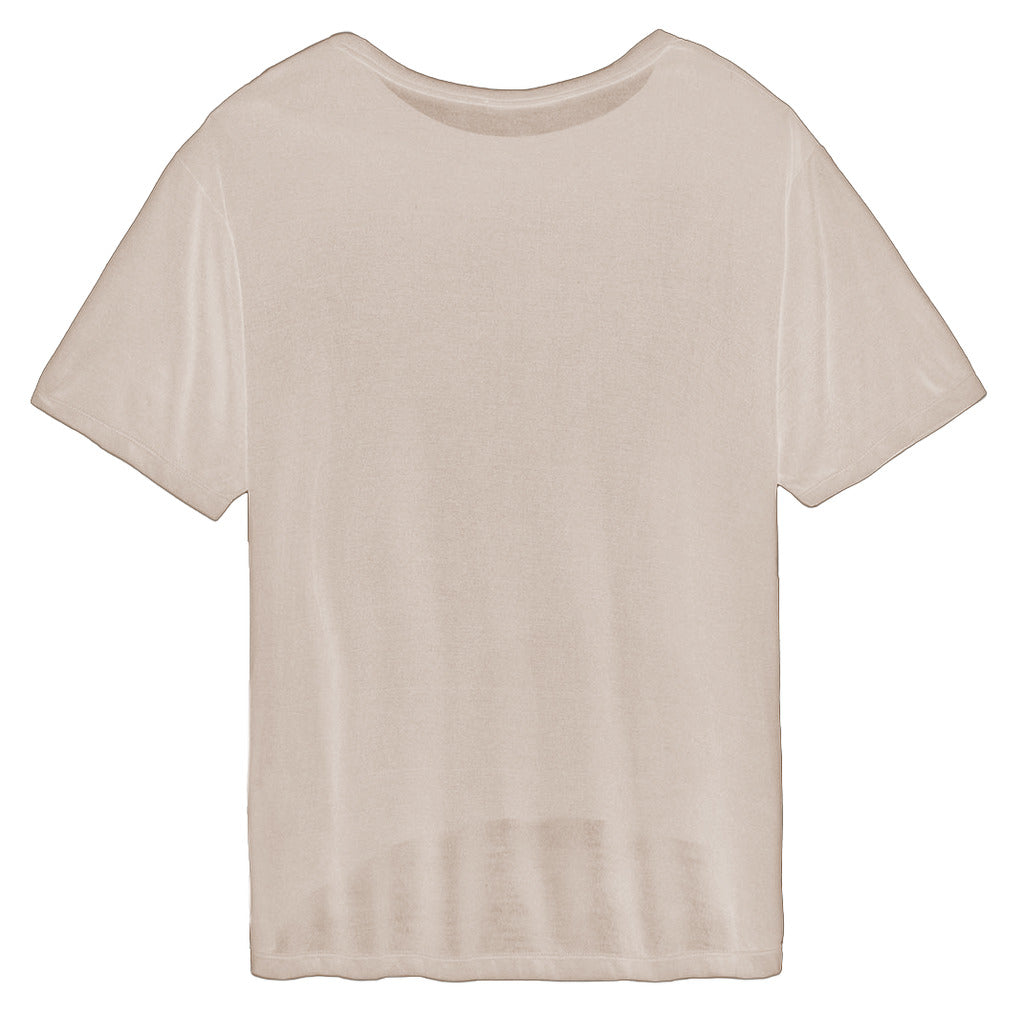 Hinnominate Women'S Oversized T-Shirt In Modal With Rounded — view 2