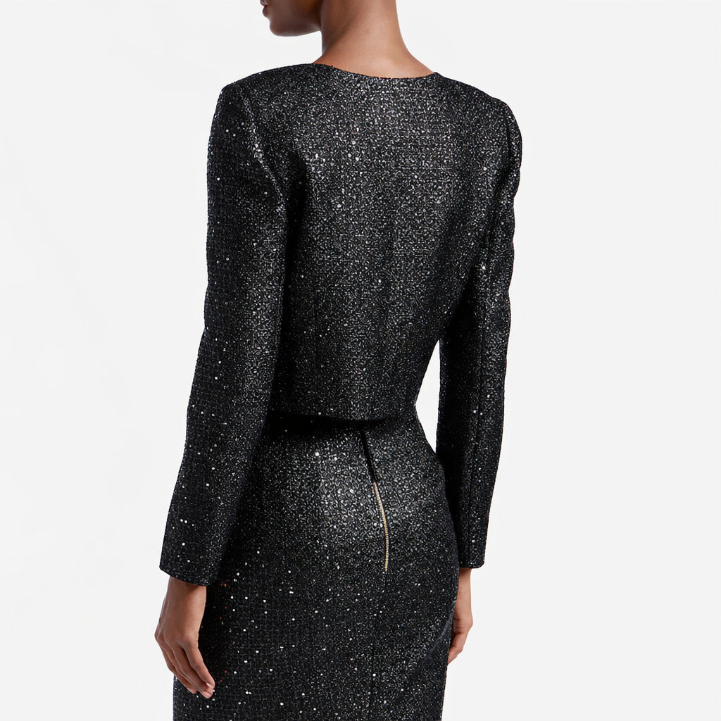 Patrizia Pepe Jacket Cropped Black — view 4